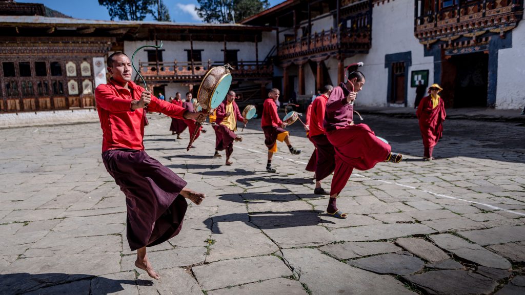 Taneczny Bhutan