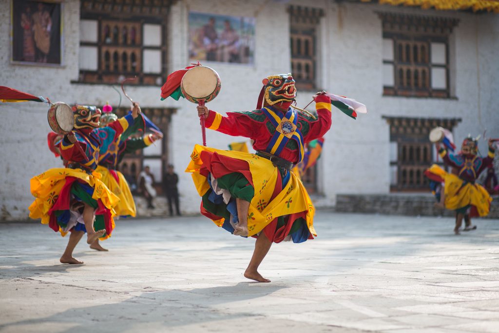 Festiwal w Bhutanie